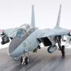 Tamiya 61122 1/48 Grumman F-14A Tomcat (Late Model) Carrier Launch Set Plastic Model Kit