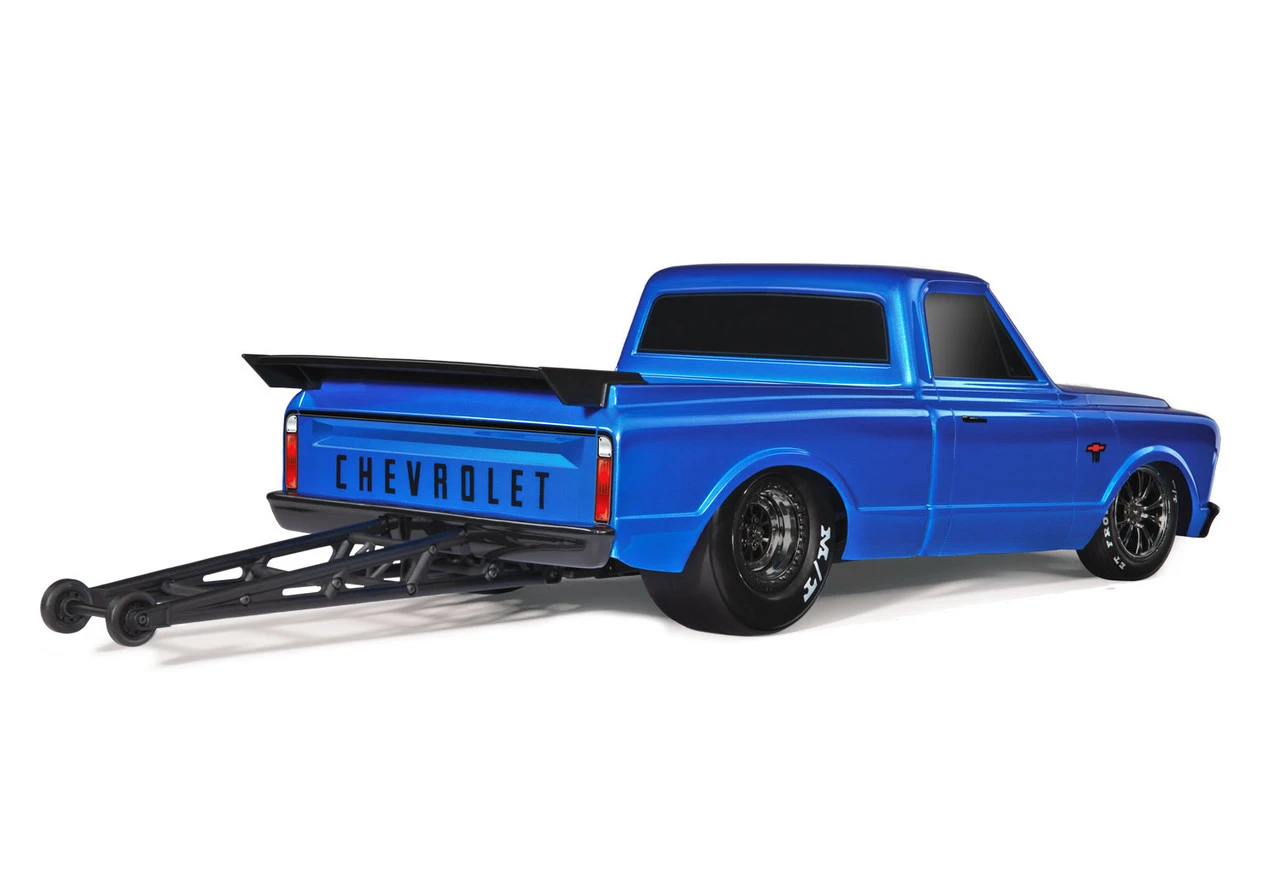 Traxxas 9411X Chevrolet C10 Slash Drag Body, Blue 4 Traxxas 9411X Chevrolet C10 Slash Drag Body, Blue - Image 4