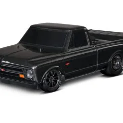 Traxxas 9411A Chevrolet C10 Slash Drag Body, Black -Toys and Hobbies Shop 94076 4 Drag Slash 3qtr Front High BLK 85226.1645544005