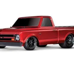 Traxxas 9411R Chevrolet C10 Slash Drag Body, Red -Toys and Hobbies Shop 94076 4 Drag Slash 3qtr Front Low RED 23821.1645543765