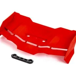 Traxxas 9517R Wing/Wing Washer, Sledge, Red