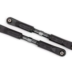Traxxas 9547A Camber Links, Front, Sledge (TUBES Dark Titanium-anodized, 7075-T6 Aluminum, Stronger Than Titanium) (117mm) (2)/ Rod Ends, Assembled With Steel Hollow Balls (4)/ Aluminum Wrench, 8mm (1)