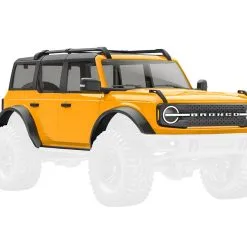 Traxxas 9711-CYBER - Body, Ford Bronco, Complete, Cyber Orange