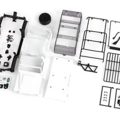 Traxxas 9712 TRX-4M Body, Land Rover Defender, Complete (unassembled) (white, Requires Painting)