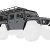Traxxas 9712-SLVR - Body, Land Rover Defender, Complete, Silver
