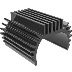 Traxxas 9793-GRAY - Heat Sink, Titan 87T Motor (6061-T6 Aluminum, Dark Titanium-anodized)