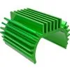 Traxxas 9793-GRN - Heat Sink, Titan 87T Motor (6061-T6 Aluminum, Green-anodized)