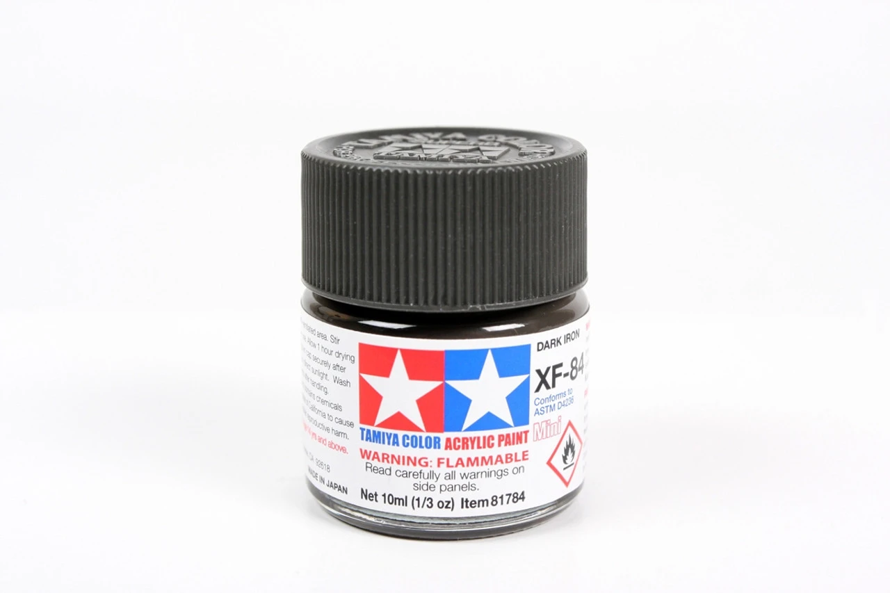 Tamiya Acrylic Mini XF84 Flat Dark Iron (10ml) 1 Tamiya Acrylic Mini XF84 Flat Dark Iron (10ml)