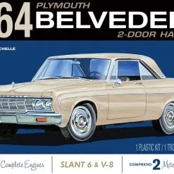 AMT 1188M 1/25 1964 Plymouth Belvedere W/ Straight 6 Engine Model Kit