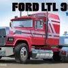 AMT 1238 Ford LTL 9000 Semi Tractor Model Kit