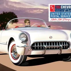 AMT 1244 1953 Chevy Corvette (USPS Stamp Series) Model Kit