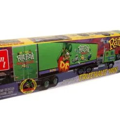 AMT 1292 Fruehauf Beaded Van Trailer Hauler - Rat Fink 1:25 Model Kit