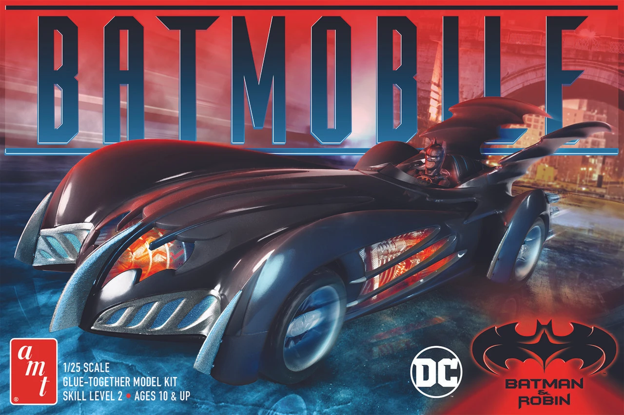 AMT 1295 Batman & Robin Movie Batmobile 1/25 1 AMT 1295 Batman & Robin Movie Batmobile 1/25
