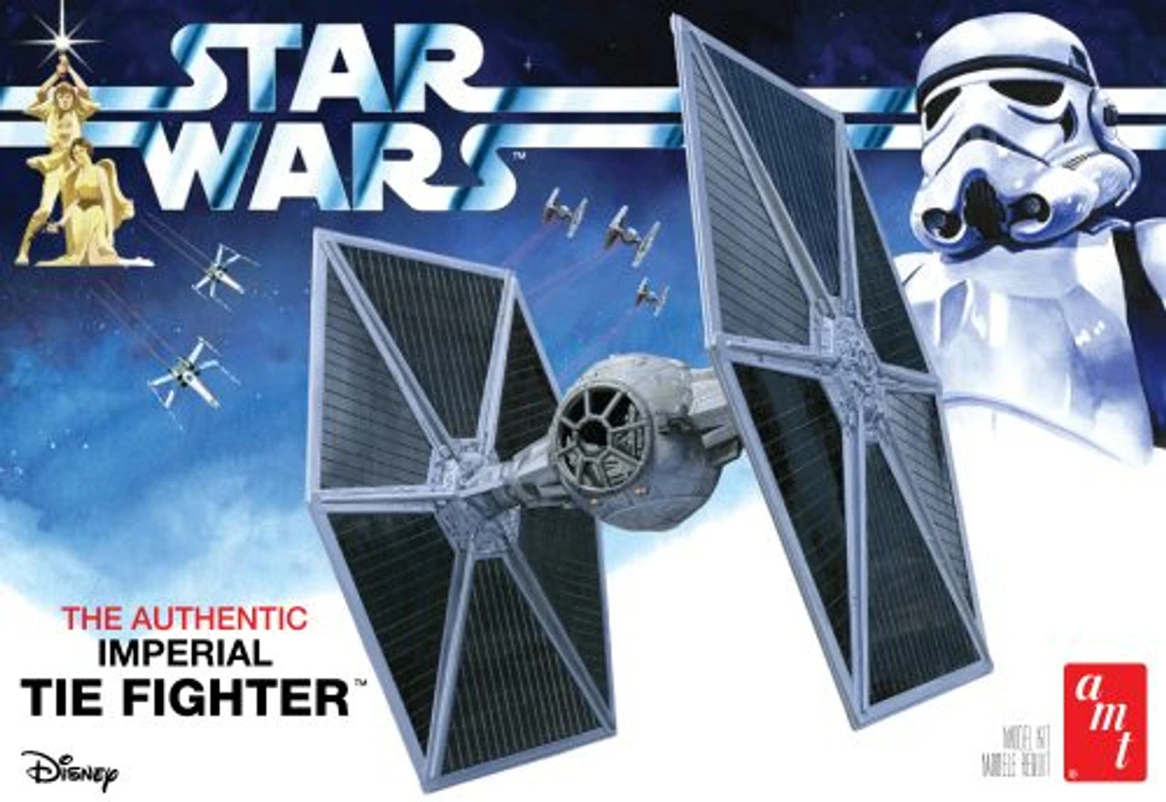 AMT 1299 Star Wars: A New Hope TIE Fighter 1/48 Model Kit 1 AMT 1299 Star Wars: A New Hope TIE Fighter 1/48 Model Kit