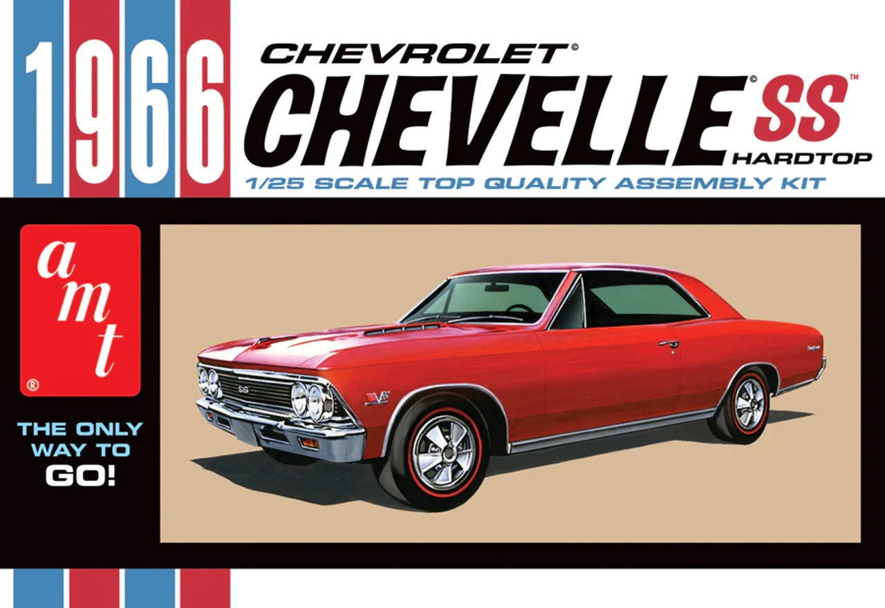AMT 1342 1966 Chevy Chevelle SS 1/25 1 AMT 1342 1966 Chevy Chevelle SS 1/25