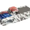 Arrma 410006 Infraction 6S BLX Painted Decaled Trimmed Body (Silver/Red)