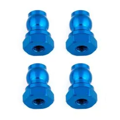 Team Associated 91815 10mm Aluminum Shock Bushings (B6.1/SC6.1) (Blue)