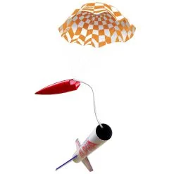 Estes Alpha Rocket Kit, Skill Level 1 -Toys and Hobbies Shop Alpha Recovery web 29091.1614815554