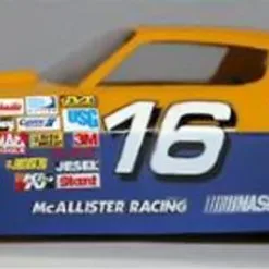 McAllister Racing 264 1/10 1970s Camaro Street Stock Body