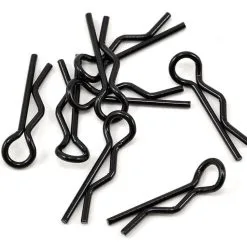 Core RC CR060 Small 1/10 Scale Body Clip (Black) (8)