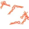 Core RC CR065 Small 1/10 Scale Body Clip (Fluorescent Red) (8)