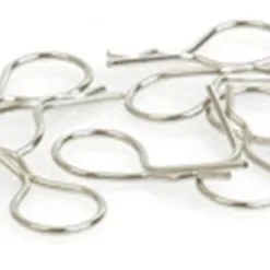 Core RC CR071 Big 1/10 Scale Body Clip (Silver) (8)