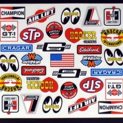 McAllister Racing D518 1/10 Scale Vintage Racing Decal Sheet