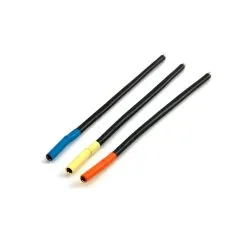 Dynamite 0138 BL Motor Wire Set, 4mm Bullet Conn, Female, Blue/Yel/Org