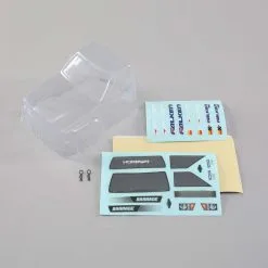 ECX 200012 Clear Body With Decals, 1/24 Barrage