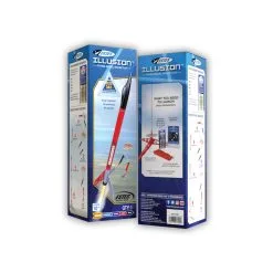 Estes 7299 Illusion Model Rocket Kit, Beginner -Toys and Hobbies Shop ESTES IMG Product Illusion 7299 Package 1000x1000px Web 76648.1659364382
