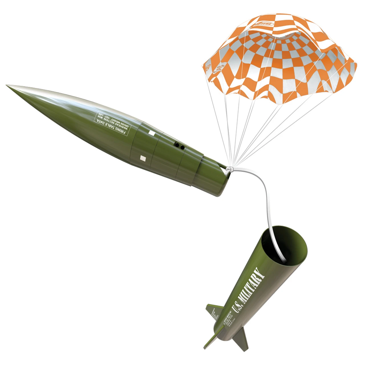 Estes 2446 Mini Honest John Model Rocket Kit, Skill Level 1 3 Estes 2446 Mini Honest John Model Rocket Kit, Skill Level 1 - Image 3