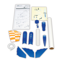 Estes Ghost Chaser Beginner Rocket Model Kit -Toys and Hobbies Shop ESTES Images 7300 Ghost Chaser Parts 1000x1000 1 25622.1623440301