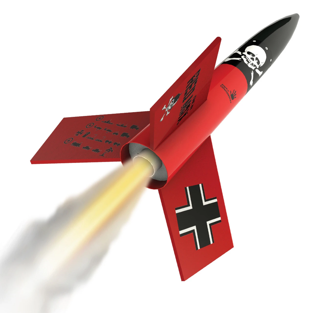 Estes Der Red Max Rocket Kit, Skill Level 1 2 Estes Der Red Max Rocket Kit, Skill Level 1 - Image 2
