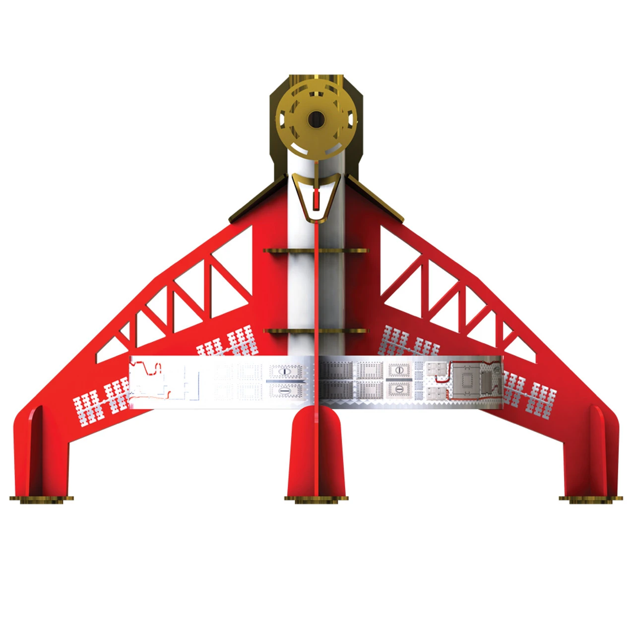 Estes 7290 Space Corps Lunar Scout Model Rocket, Intermediate