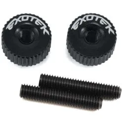 Exotek Racing 1191BLK Alloy Twist Nuts AE (Black)