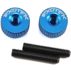 Exotek Racing 1191MB Alloy Twist Nuts AE (Medium Blue)