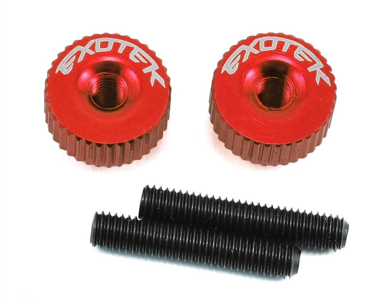 Exotek Racing 1191RED Alloy Twist Nuts AE (Red) 1 Exotek Racing 1191RED Alloy Twist Nuts AE (Red)