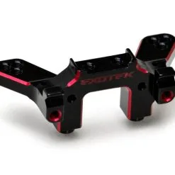 Exotek Racing 1931 RB7 Aluminum Rear Laydown Bulkhead (Black/Red)