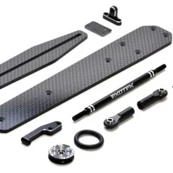 Exotek Racing 1961 Extra Long Carbon Fiber Adjustable Wheelie Bar Set, 22 3.0- 22 5.0 Series