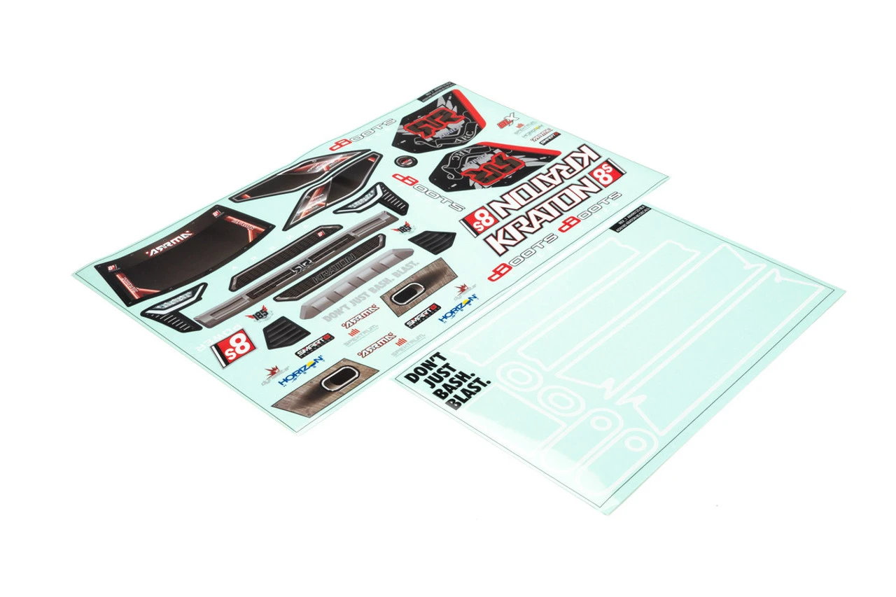 Arrma 409004 Kraton 8S BLX Truck Body (Clear) 2 Arrma 409004 Kraton 8S BLX Truck Body (Clear) - Image 2