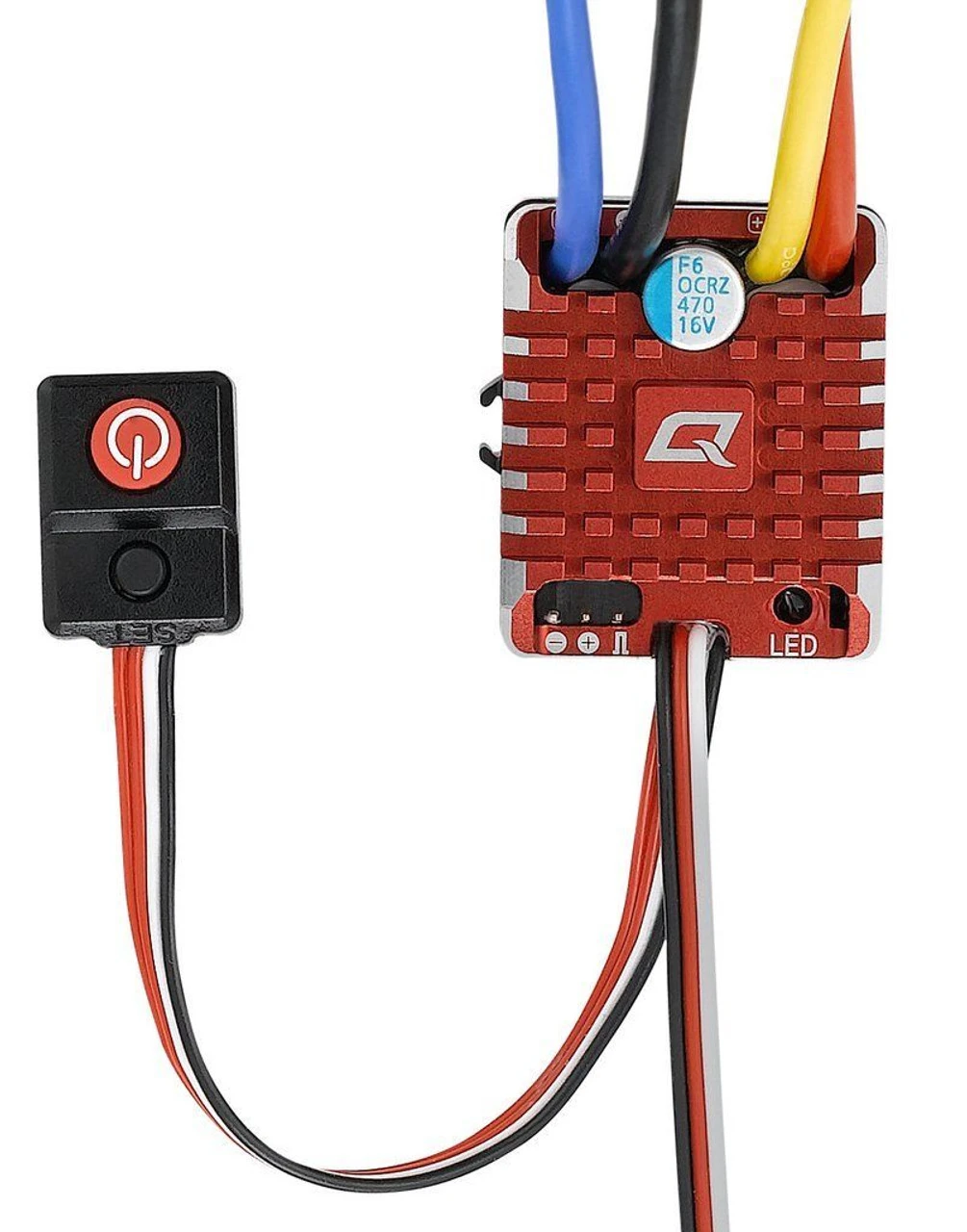 Hobbywing QUICRUN WP1080 Waterproof Rock Crawler Brushed ESC, (2-3S) 30112750 5 Hobbywing QUICRUN WP1080 Waterproof Rock Crawler Brushed ESC, (2-3S) 30112750 - Image 5