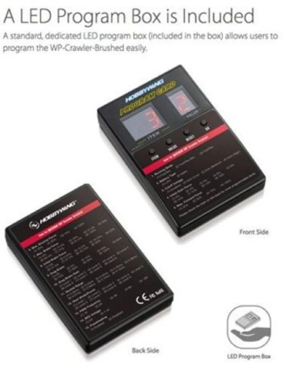 Hobbywing QUICRUN WP1080 Waterproof Rock Crawler Brushed ESC, (2-3S) 30112750 7 Hobbywing QUICRUN WP1080 Waterproof Rock Crawler Brushed ESC, (2-3S) 30112750 - Image 7