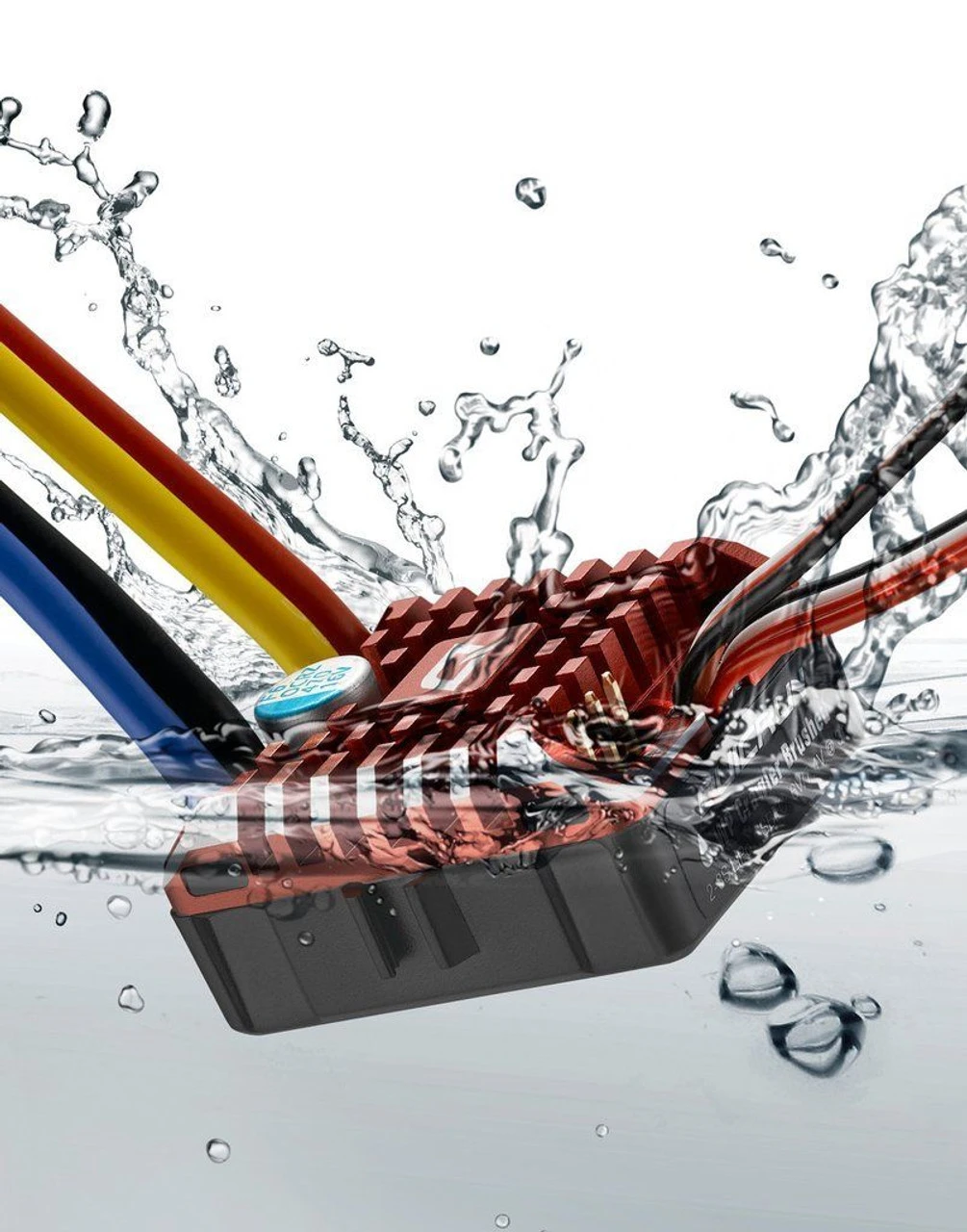 Hobbywing QUICRUN WP1080 Waterproof Rock Crawler Brushed ESC, (2-3S) 30112750 3 Hobbywing QUICRUN WP1080 Waterproof Rock Crawler Brushed ESC, (2-3S) 30112750 - Image 3