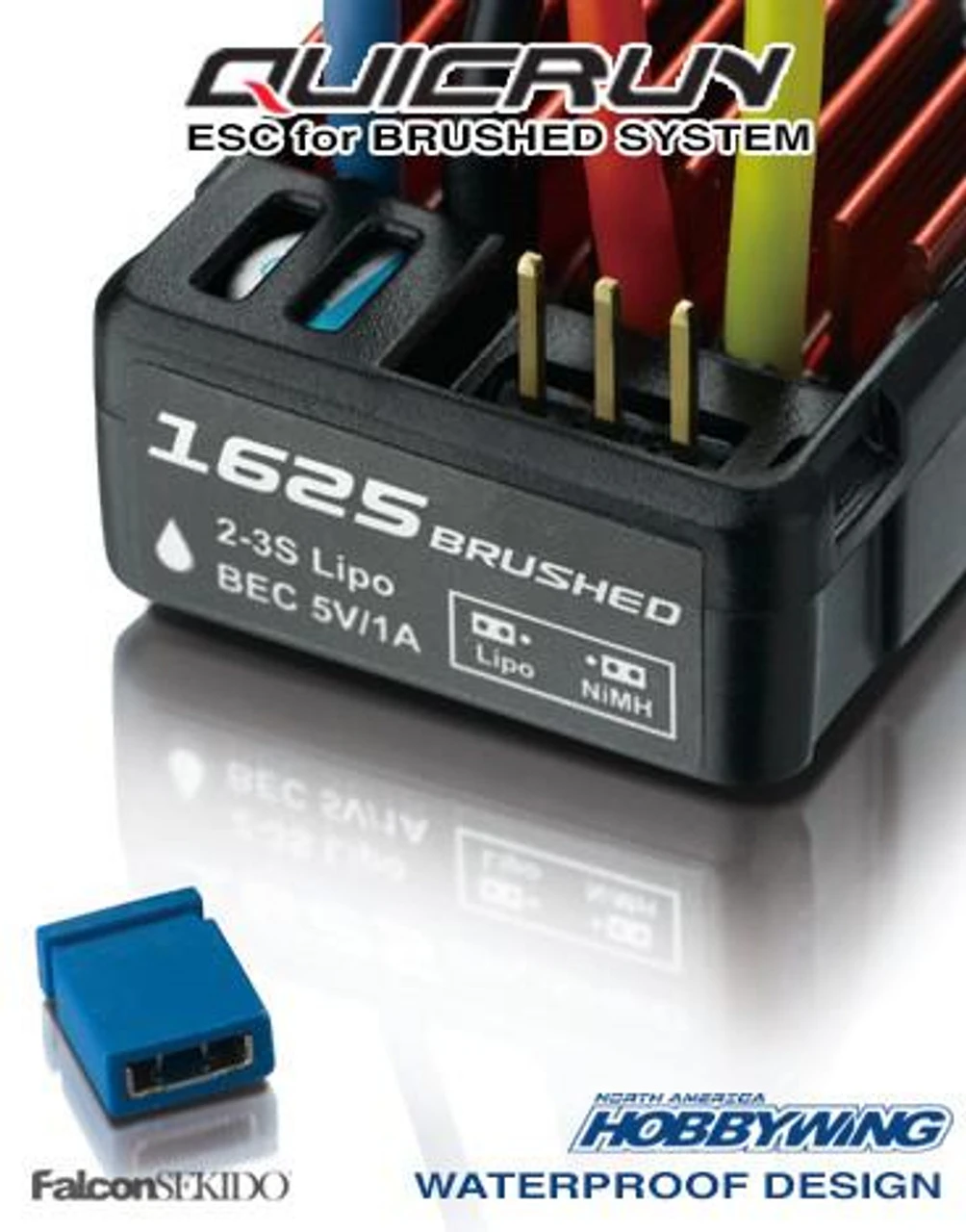 Hobbywing QuicRun 1625 Brushed ESC (1/18, 1/16) 3 Hobbywing QuicRun 1625 Brushed ESC (1/18, 1/16) - Image 3