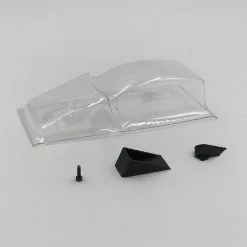 1RC Racing S-Type Hood, Clear, 1/18 Midget