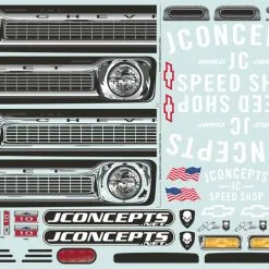 J Concepts JConcepts 0373 1966 Chevy C10 Step-Side Street Eliminator Drag Racing Body (Clear) -Toys and Hobbies Shop JCO0373 5 06404.1585235323