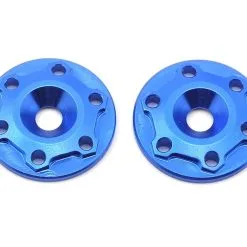 J Concepts JConcepts 2579-1 Aluminum "Finnisher" Wing Buttons (B6/B6D) (Blue) (2)