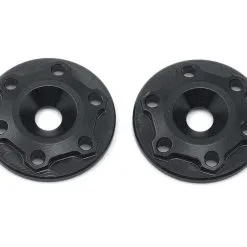 J Concepts JConcepts 2579-2 Aluminum "Finnisher" Wing Buttons (B6/B6D) (Black) (2)