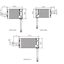 Hobbywing EZRUN 5687SL 4-Pole 1/5 Scale Sensorless Brushless Motor (1100kV) -Toys and Hobbies Shop MAXmotor 9 74855.1658852476