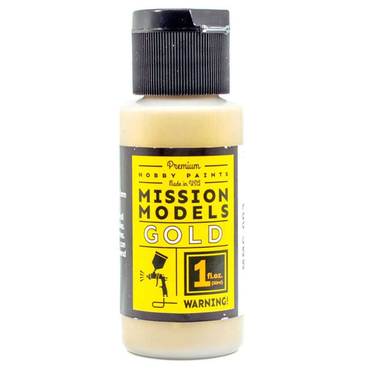 Mission Models MIOMMC-003 Acrylic Model Paint 1oz Bottle, Gold 1 Mission Models MIOMMC-003 Acrylic Model Paint 1oz Bottle, Gold